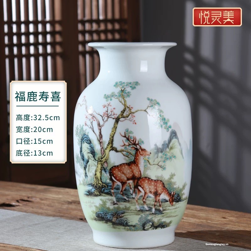 Bình dáng bí tuần lộc