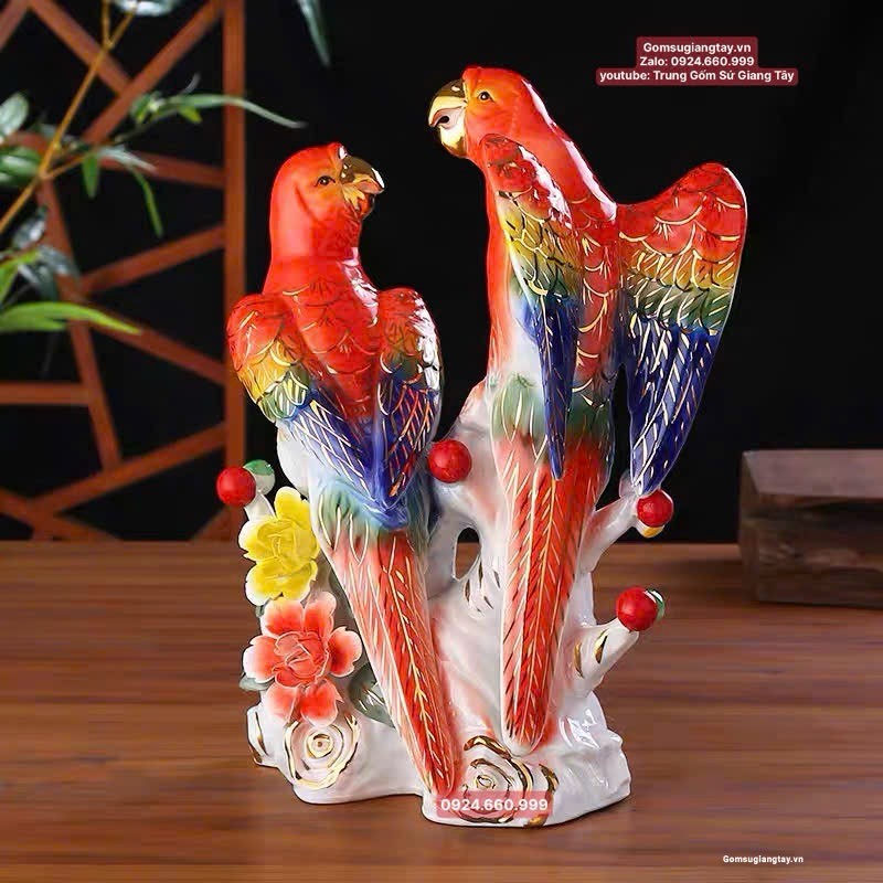 Tượng deco vẽ vàng