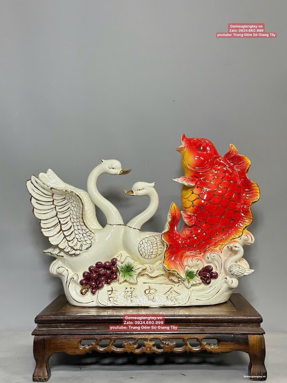 Tượng thiên nga deco