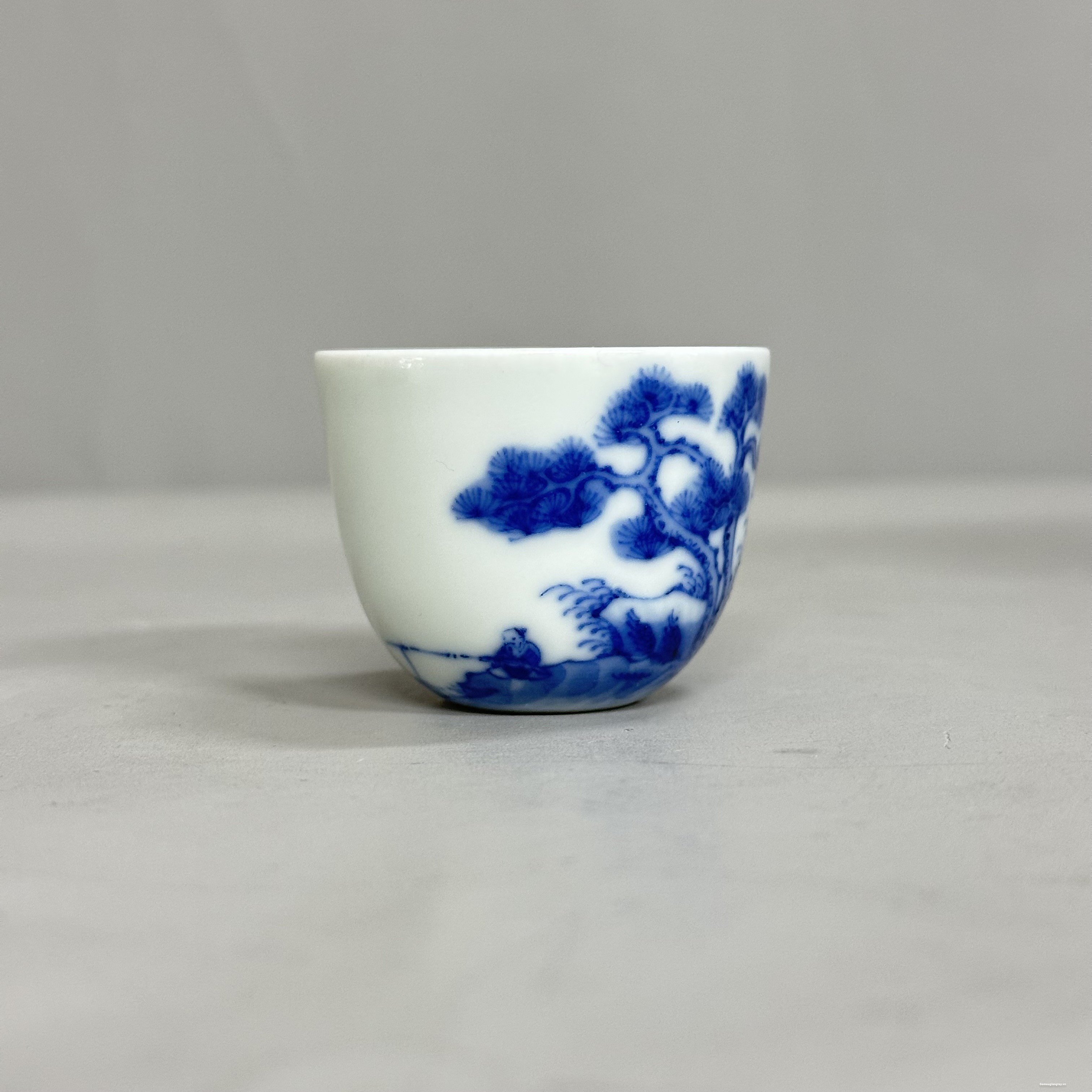 Chén Vẽ Ngư Ông Đắc Lợi