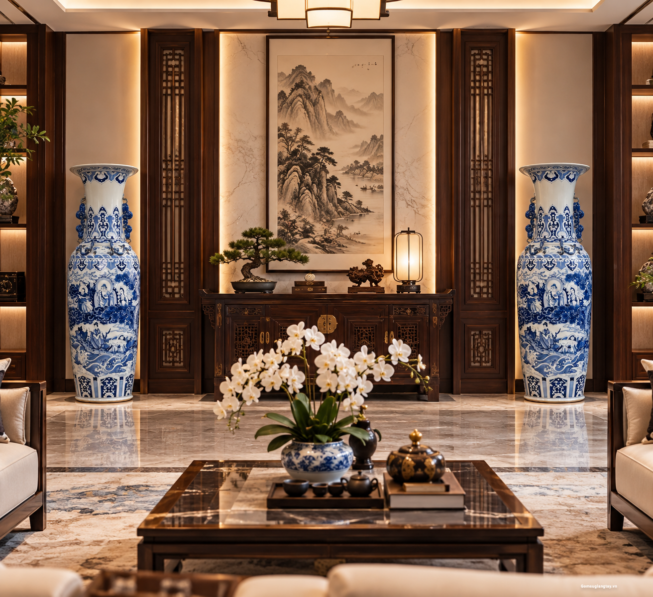 Đôi lục bình giả cổ
