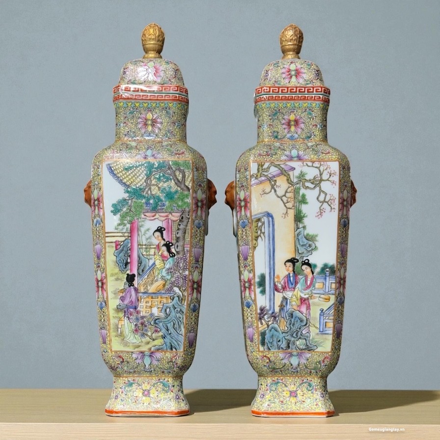 Đôi Choé gấm nhỏ siêu cấp